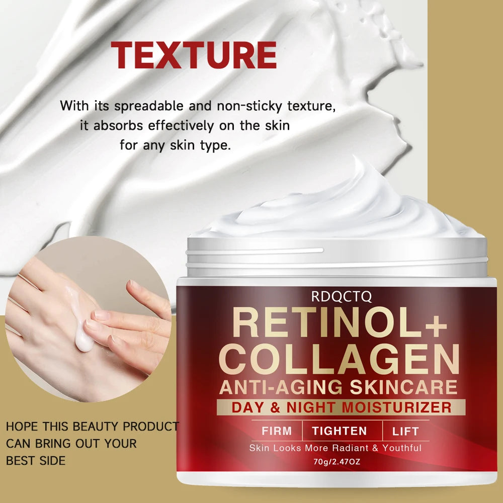 Retinol Collagen Anti-Aging Day Night Serum - Firming Lifting Facial Essence for Youthful Radiance Skin Care Formula with Hydrat Khamik Shop Online