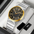 9401 Luxury Mens Steel Band Watch Original Business Quartz Wristwatch Waterproof Watches for Man Clock Reloj Hombre 2026 Khamik Shop Online