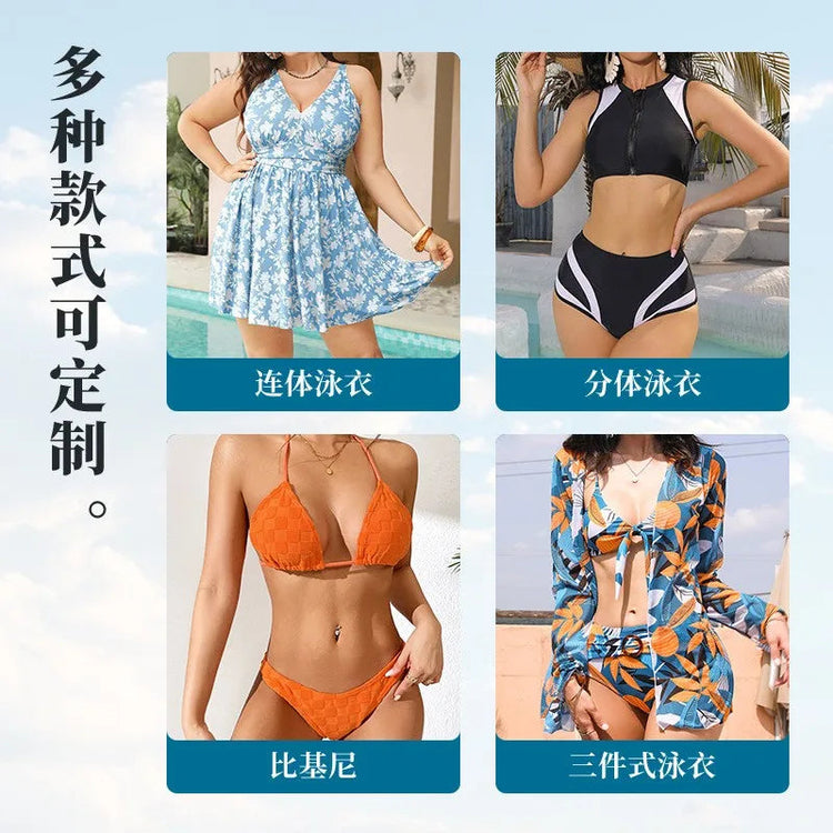 Woman Tankini Swimsuit Sleeveless Swimwear Plus Size High Waist Bathing Suit Ruffled Skirt Solid Black Swimsuit Two Tummy Khamik Shop Online