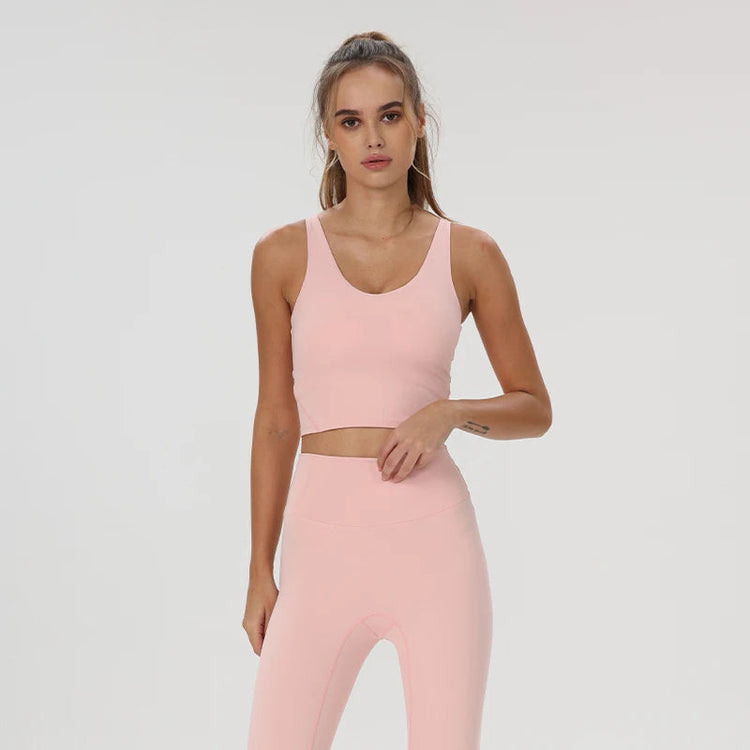Women Yoga Vest Workout Pilates Activewear Tops Running Gym Pretty Workout Clothes Sports Bras Active Wear Female Camisole Bra Khamik Shop Online