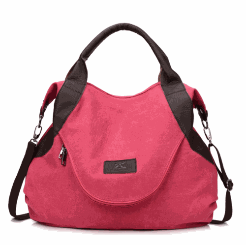 High Quality Vintage Canvas Messenger Bag For Women Maroon Asteria