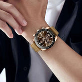 LIGE Retro Fashion Outdoor Quartz Man Watch Military Classic Clocks Casual Sports Leather Belt Waterproof Auto Date Watches Male Khamik Shop Online