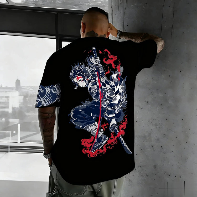 Demon Slayer Anime Graphic T Shirt Man Women Short Sleeve Tee Cotton Streetwear Casual Tops Summer Oversized Fashion Y2k Unisex Khamik Shop Online