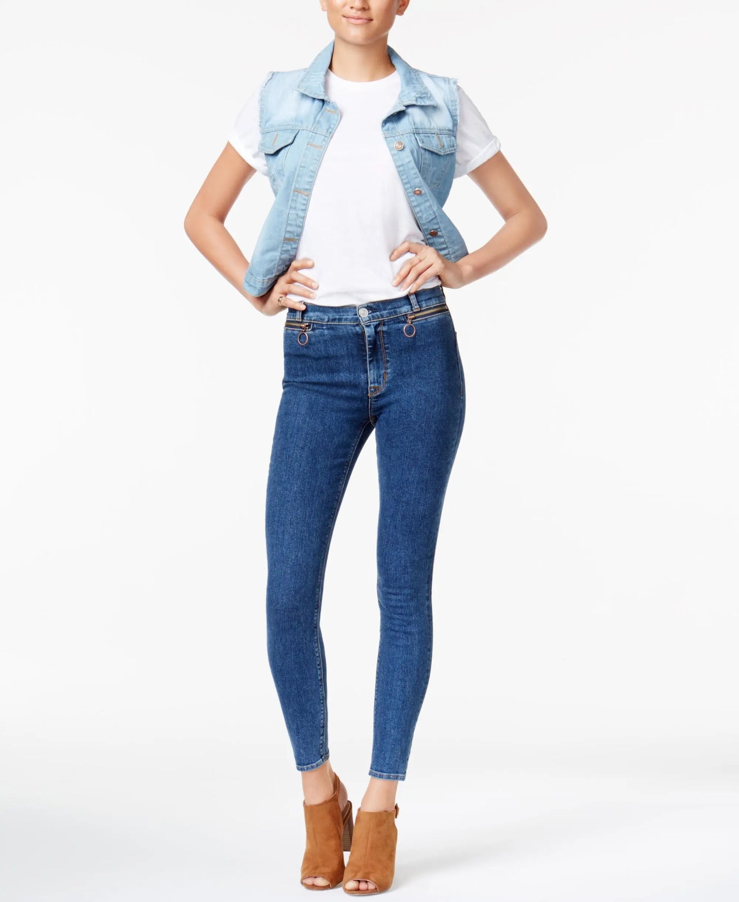 Hudson Jeans High Waist Super Skinny Jeans Amber Chrysippus