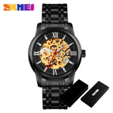 Fully Automatic Mechanical Watch Men Stainless Steel Circular Single Folding Buckle Metal Hollow Spiral Watch Reloj Hombre Khamik Shop Online