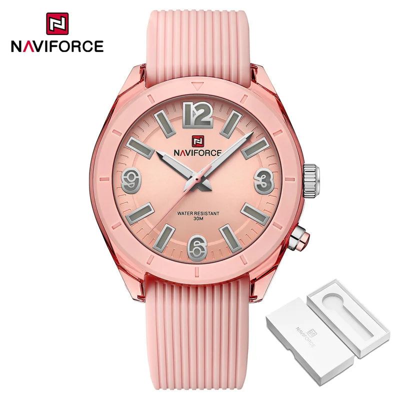 Women'S Waterproof Watch Fashion Casual Luminous Display Quartz Wristwatch with Silicone Band Reloj Mujer High Quality