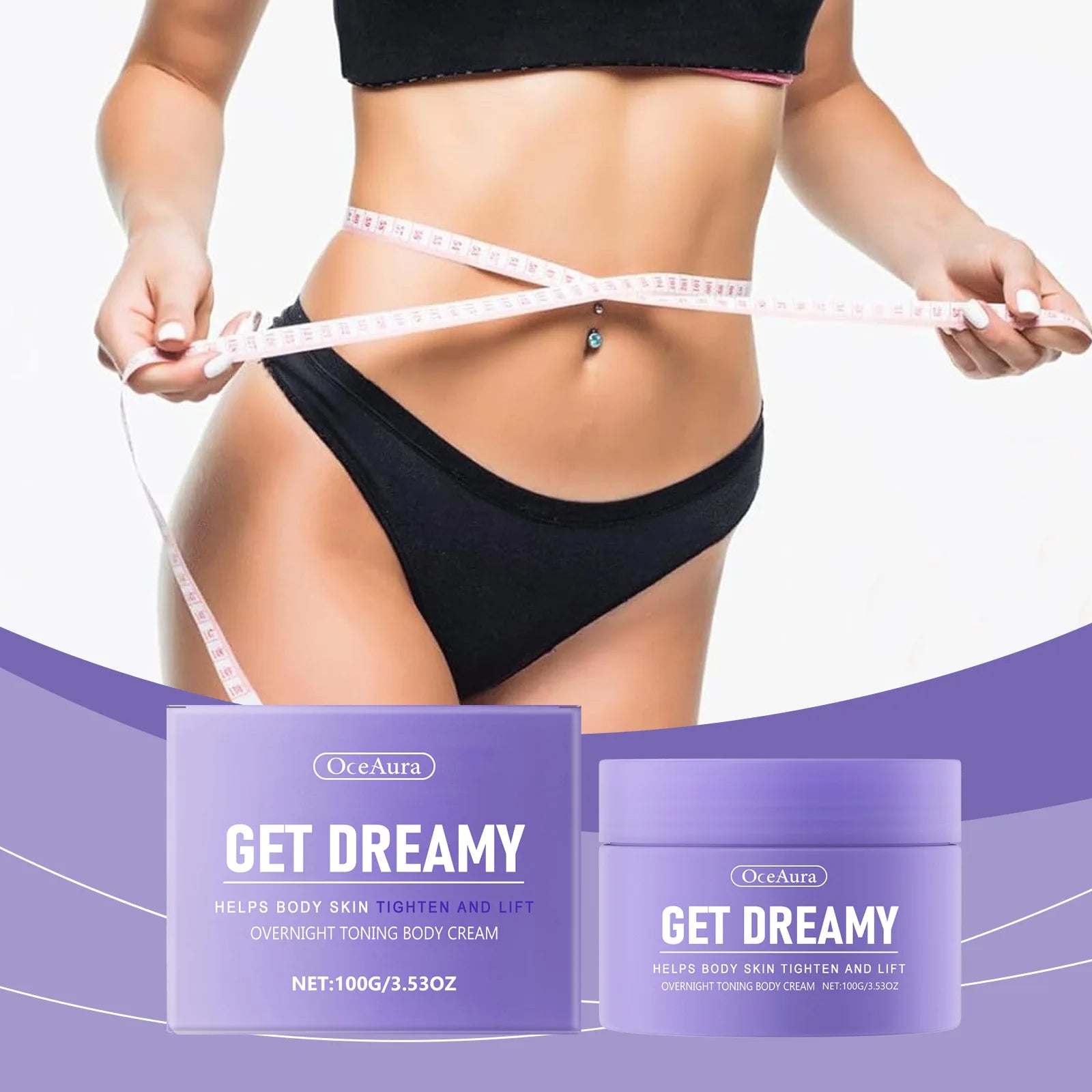 Get Dreamy Body Firming Cream Shaping Lifting anti Wrinkle Smoothing Brightening Prevent Dry Tightening Loose Skin Care Products