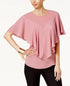 Thalia Sodi Ruffle Overlay Top Amber Chrysippus