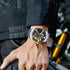 LIGE Unique Creative Quartz Man Watch Steel Band Casual Sports Waterproof Luminous Rotating Wheel Dial Watches for Men Gifts Box Khamik Shop Online