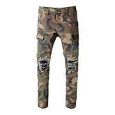 High Street Fashion Ripped Jeans For Men Carmine Juneberry