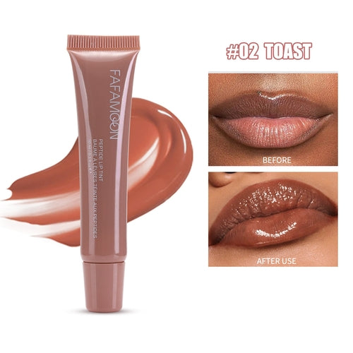 Glossy Lip Glaze Waterproof Long Lasting Lip Gloss Glossy Mirror Tea Periwinkle Abderus