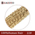 Water Wave Human Hair Weft Extension Dirty Blonde Curly Hair Sew In Weft Hair Extensions Double Weft Remy Hair Wet And Wavy 100G Khamik Shop Online