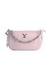 Sac mini femme V Italia VE1735-S en cuir rose, 26x16x10 cm, fabriqué en Italie