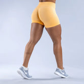 No Logos Shorts | 4.5" leggings Low Ribbed Rise Cycling Women Yoga Workout Clothes Gym Scrunch Bum Seam Seamless Fitness Tights Khamik Shop Online