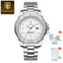 POEDAGAR Trendy Sport Man Watch Luminous Waterproof Stainless Steel Date Men Wristwatch Luxury Business Men&
