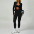 2-3PCS Yoga Suit Women Tracksuit Sports Bra High Waist Leggings Shorts Outfit Gym Set Fitness Push Up Workout Clothes Sportswear Khamik Shop Online