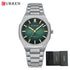 CURREN 8456 Business Quartz Stainless Steel Strap Watch Square Dial Casual Style Wristwatch with Waterproof Function Khamik Shop Online