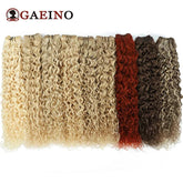 Water Wave Human Hair Weft Extension Dirty Blonde Curly Hair Sew In Weft Hair Extensions Double Weft Remy Hair Wet And Wavy 100G Khamik Shop Online
