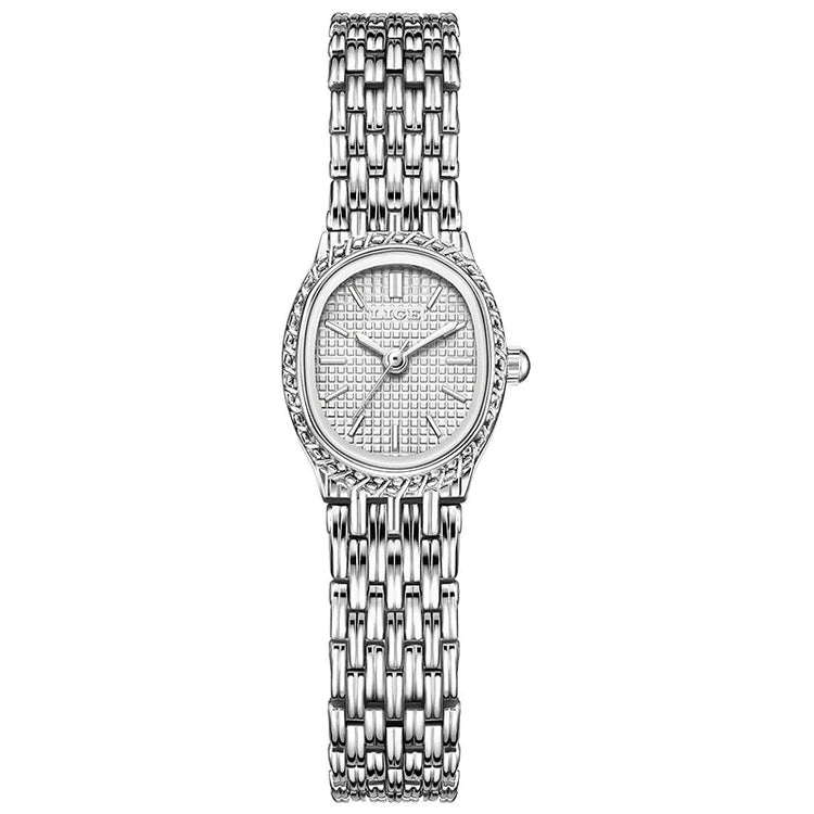 LIGE Fashion Luxury Quartz Woman Watch Elegant Classic Simple Dial Waterproof Stainless Ladies Watches for Women Reloj Mujer+Box Khamik Shop Online