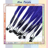 RESIO Color  8D Tip Hair Extensions 100% Real Human Hair Microbeads Extensions Color Purple Blue Pink Gray 18-20inch 0.5g/Strand Khamik Shop Online