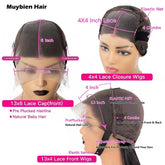 Wear and Go Glueless Bob Wig Human Hair Ombre Burgundy Loose Wave Wig Human Hair 13x4 HD Lace Front T1b/99j Bouncy Curls Wigs Khamik Shop Online