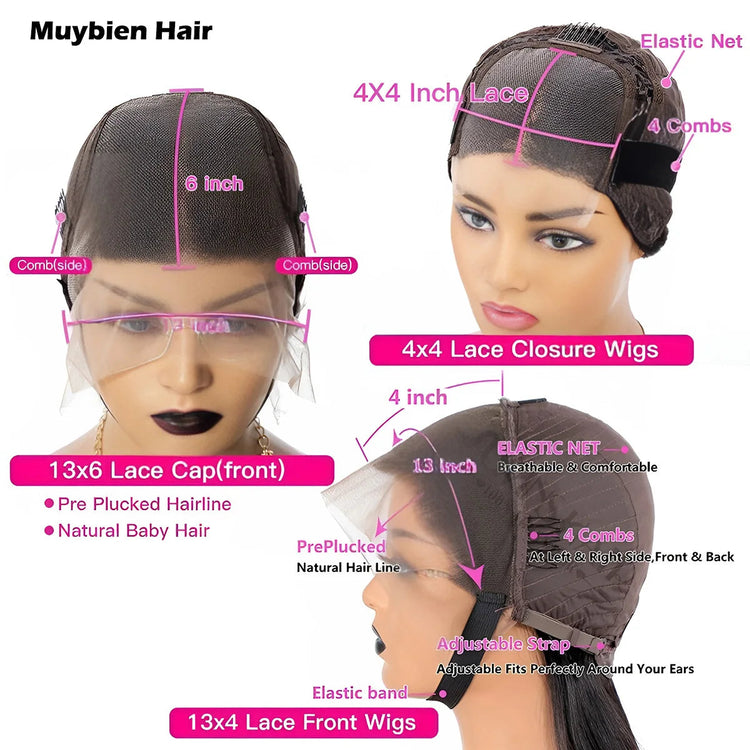 Wear and Go Glueless Bob Wig Human Hair Ombre Burgundy Loose Wave Wig Human Hair 13x4 HD Lace Front T1b/99j Bouncy Curls Wigs Khamik Shop Online