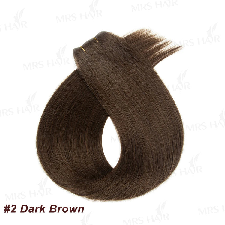 Invisible Long Tape PU Weft Human Hair Bundles Real Natural Hair Seamless & No-Glue Injected Tape In Hair Extensions Thick Ends Khamik Shop Online