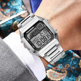 FOXBOX Fashion Luxury Digital Man Watch Casual Sports Date Waterproof Luminous Watches for Men Movement Electronic Watches Male Khamik Shop Online