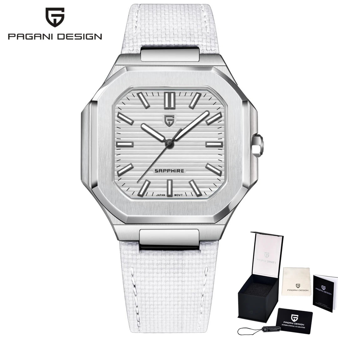 PAGANI DESIGN Fashion Square Business Quartz Men&