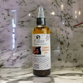 Carrot Hair Growth Oil - 2oz Scalp Stimulator with Herbs, Biotin & Taupe Snowdrop