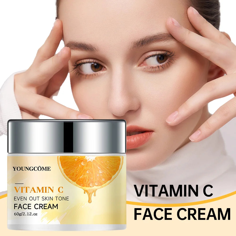 Retinol Vitamin C Cream-added Aloe Extract Alcohol-free Deeply Penetrate and Moisturize Dry Skin Anti-aging Cream Moisturizing Khamik Shop Online