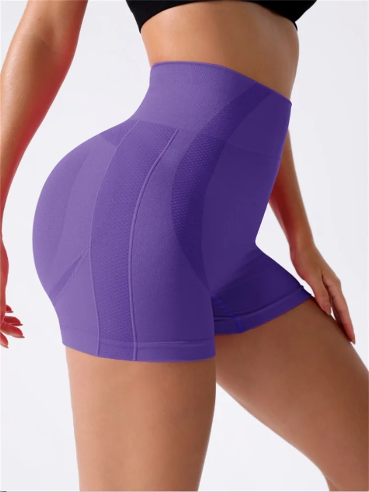Women Yoga Shorts Fitness Seamless Push Up Trainning Qucik Dry Sportwear Shorts Casual Tummy Control Gym Cycling Shorts Female Khamik Shop Online