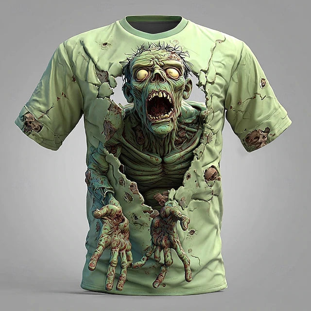 Fun Skull Zombie Horror Patte 3DPatte Sport Quickdry Breatha Men&