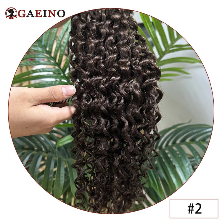 Water Wave Tape in Human Hair Extension Brazilian Hair Skin Weft Tape in Curly Human Hair 20 Pcs/Set Black Brown Blonde Color Khamik Shop Online