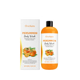 OceAura Fresh Persimmon Shower Gel Gentle Deep Cleansing Skin Barrier Protection Repair Long-Lasting Citrus Fruity Scent Mild Moisturizing Body Wash Khamik Shop Online