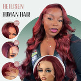 Body Wave Burgundy 40 Inches Long-length 200% High Density 13x6 13x4 HD Transparent Lace Frontal Wig Human Hair Wigs 99J Wine Red Pre Plucked Brazilian Hair For Women Khamik Shop Online