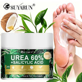 SUYARUN 60% Urea Foot Care Cream, suit for cracked heels and dry skin - deep moisturizing treatment, exfoliation, no blind spots Khamik Shop Online