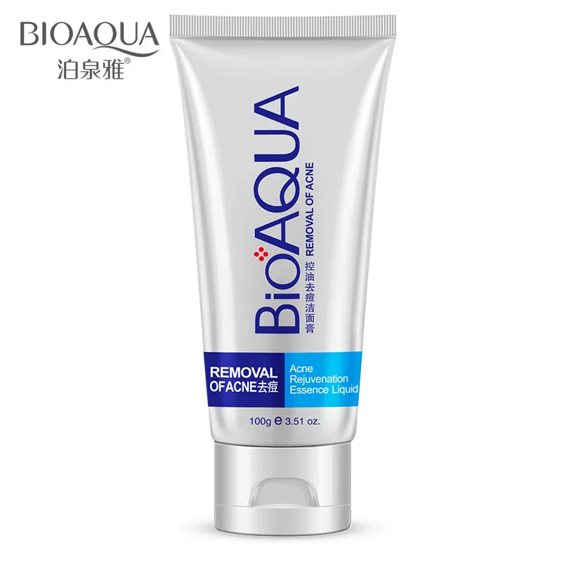 BIOAQUA Facial Cleanser anti Wrinkle Face Wash Foam Skincare Face Cleanser anti Acne Blackhead Remover Moisturizing Skin Care