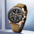 LIGE Leather Watches Men Fashion Business 30M Waterproof Quartz Wristwatch Chronograph Date Luxury Luminous Sports Man Watch+Box Khamik Shop Online