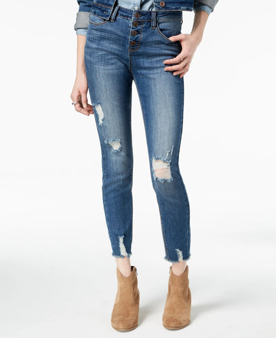 American Rag Juniors Ripped Skinny Jeans Amber Chrysippus
