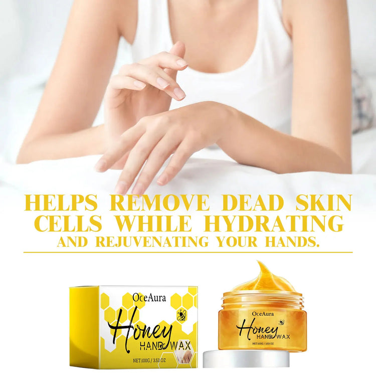 Honey Hand Wax Moisturizing Brightening Hand Mask Nourish Tender Skin Improve Drying Dull Soften Calluses Exfoliating Hand Cream Khamik Shop Online