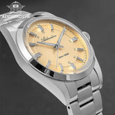 ADDIESDIVE Luxury Men Quartz Watch 36mm Super Luminous Bubble Mirror Glass Waterproof Watches For Man Stainless Steel Watch Male Khamik Shop Online