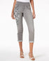 Style & Co Floral Print Pull On Boyfriend Jeans Amber Chrysippus