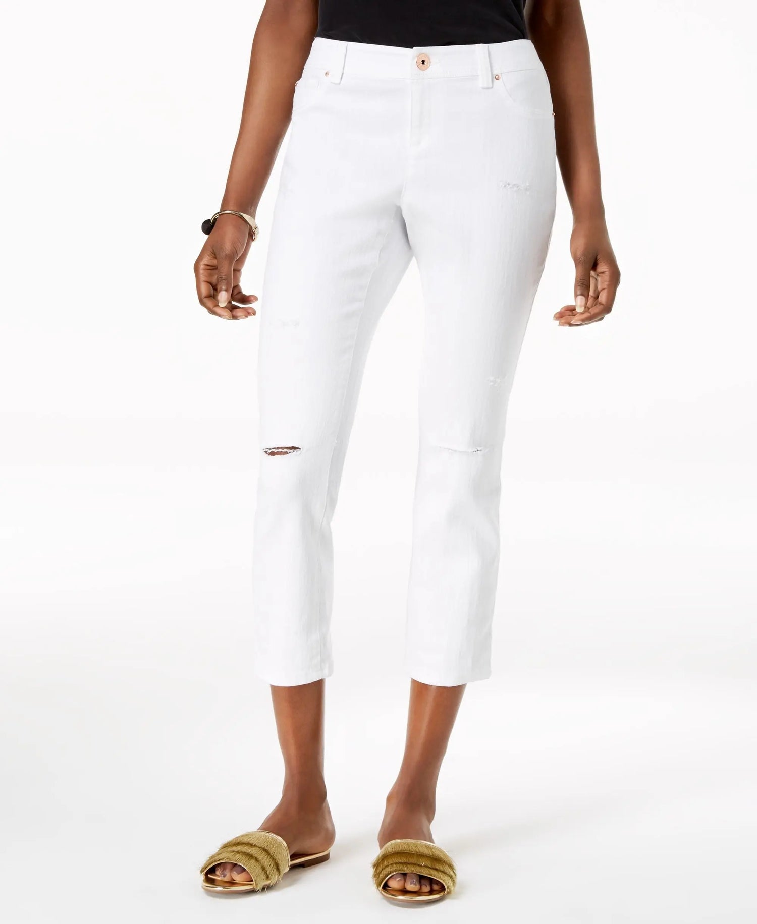 Ripped Cropped Jeans Amber Chrysippus