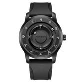 FOXBOX Magnetic Driven Watch Fashion Waterproof Quartz Wristwatch Rolling Steel Ball Pointer Sports Watches Military Clock+Box Khamik Shop Online