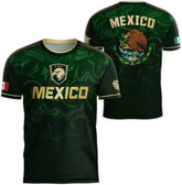 2026 Mexico National Flag Print T Shirt Men women 3D Eagle Pattern Short Sleeve Tees Outdoor Football Sports Clothes Casual Tops Khamik Shop Online