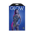 Fantasy Lingerie Glow Solar Flare Halter Tie Teddy with Underwire S/M Brown Sooty