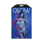 Fantasy Lingerie Glow Supernatural Glow-in-the-Dark Zipper Top & Panty Brown Sooty