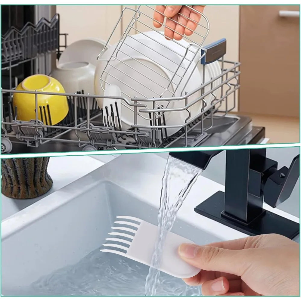 2Pcs Vegetable Chopper Cleaning Brush Tool Multipurpose White Plastic Onion Dicer Cutter Cleaner Compatible With Most Salad Choppers Dishwasher Safe Kitchen Gadget Khamik Shop Online