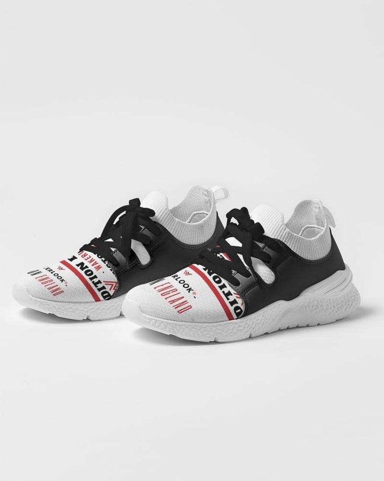 Baskets Wakerlook bicolores pour hommes avec mesh respirant et détails en cuir synthétique.